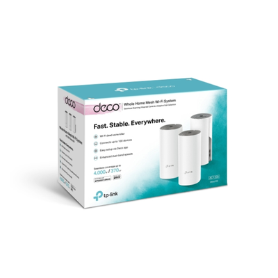 TP LINK DECO E4 WHOLE HOME WIFI MESH SYSTEM ( 3 PACK)